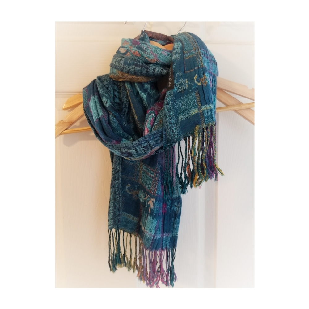 Turquoise scarf